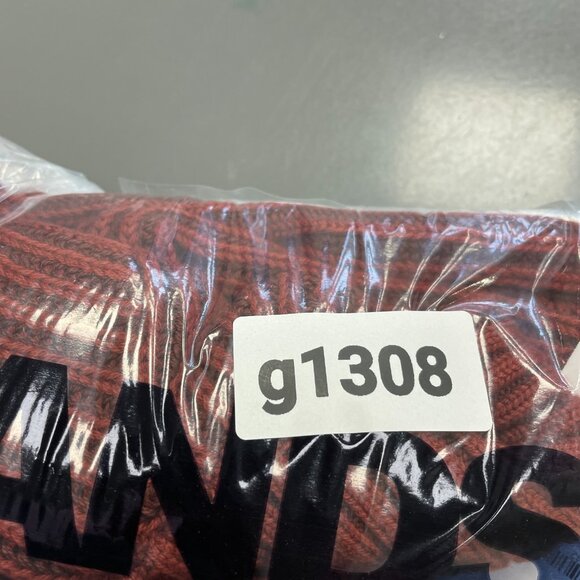 NEW Lands' End Drifter Men's L 1/4 Zip Sweater Ribbed Rust Red 100% Cotton g1308 - Picture 12 of 12